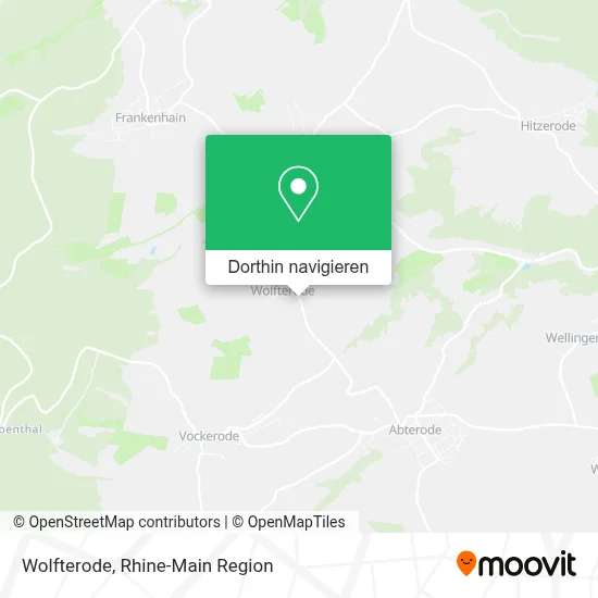 Wolfterode Karte