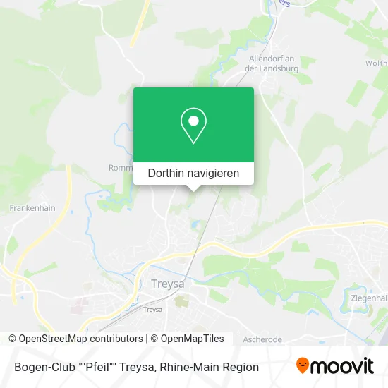 Bogen-Club ""Pfeil"" Treysa Karte