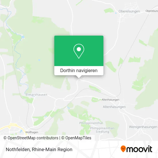 Nothfelden Karte