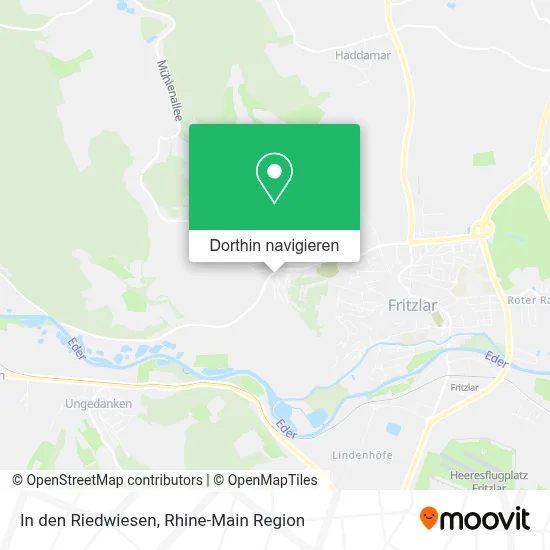 In den Riedwiesen Karte