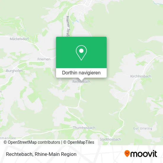 Rechtebach Karte