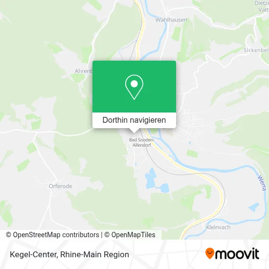 Kegel-Center Karte