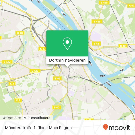 Münsterstraße 1 Karte