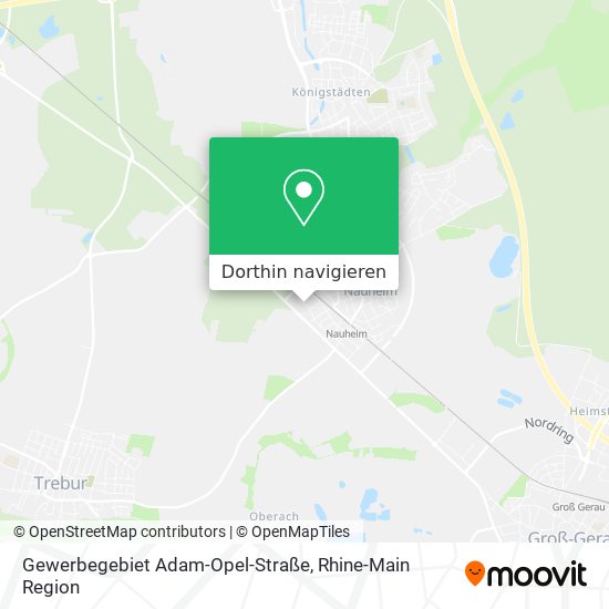 Gewerbegebiet Adam-Opel-Straße Karte