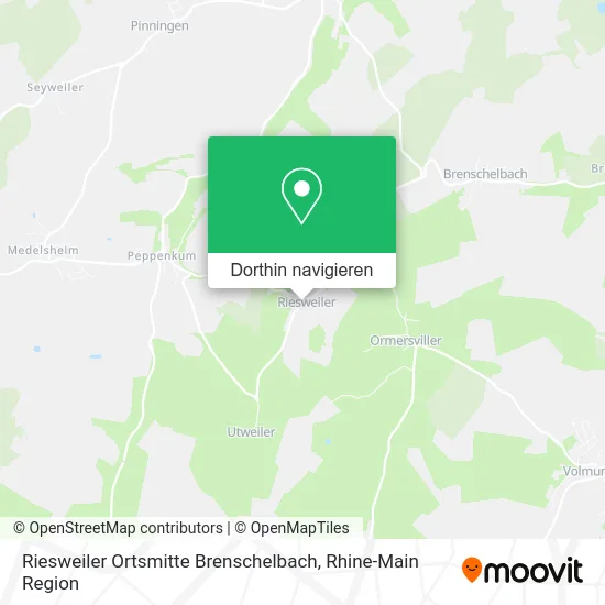 Riesweiler Ortsmitte Brenschelbach Karte