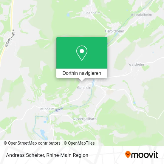 Andreas Scheiter Karte