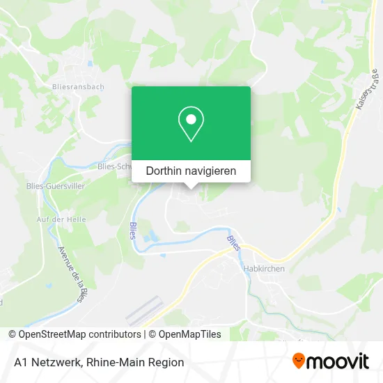 A1 Netzwerk Karte