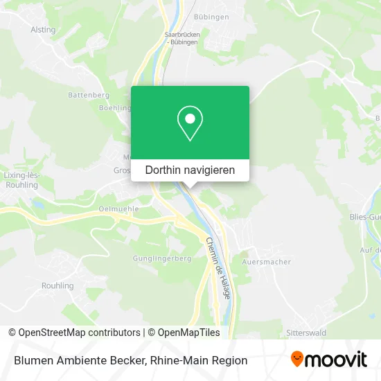 Blumen Ambiente Becker Karte