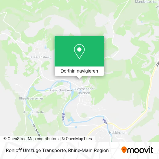 Rohloff Umzüge Transporte Karte