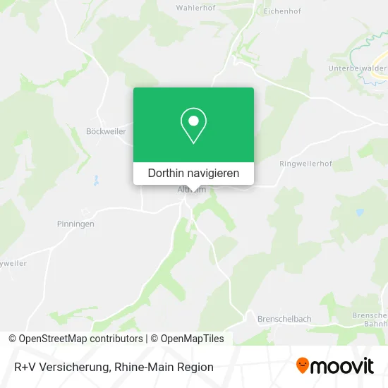 R+V Versicherung Karte