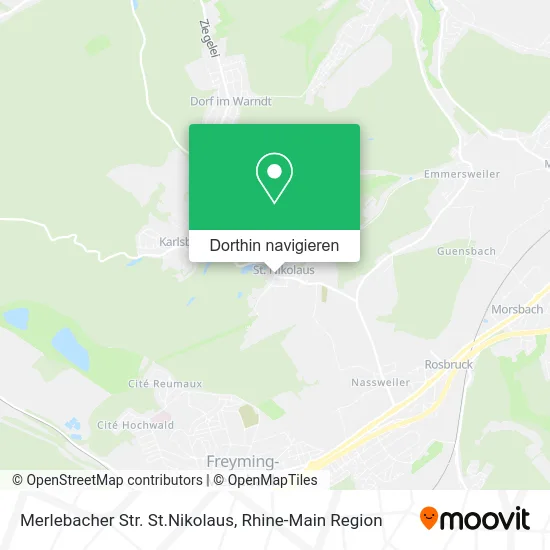 Merlebacher Str. St.Nikolaus Karte