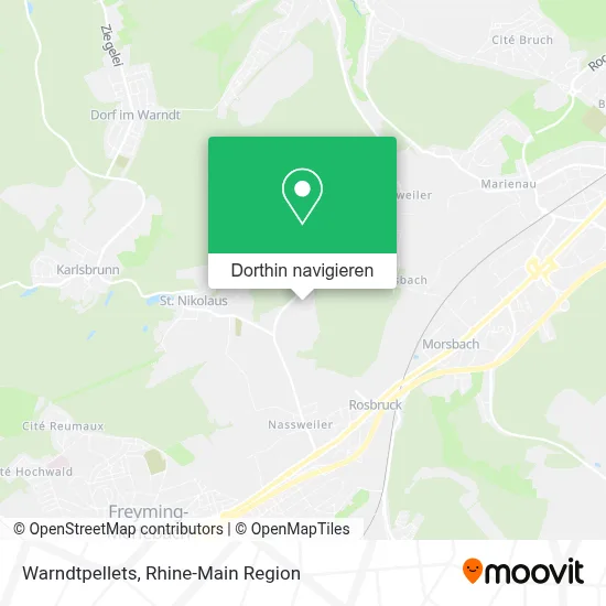 Warndtpellets Karte