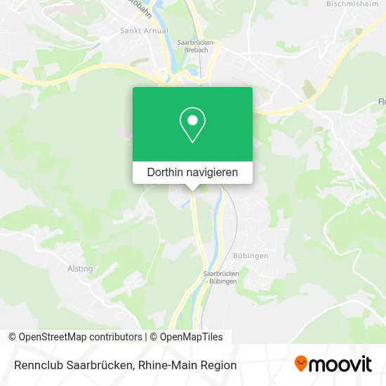 Rennclub Saarbrücken Karte