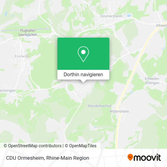 CDU Ormesheim Karte