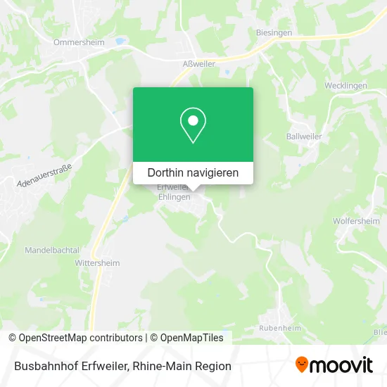 Busbahnhof Erfweiler Karte