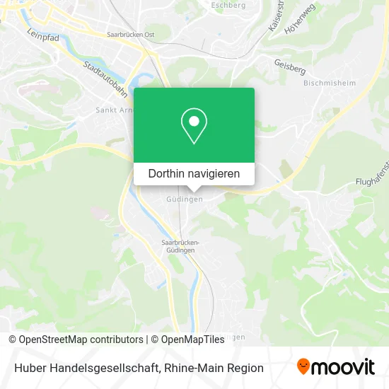 Huber Handelsgesellschaft Karte