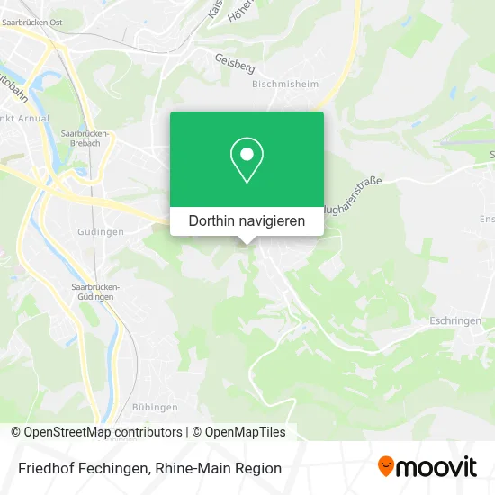 Friedhof Fechingen Karte