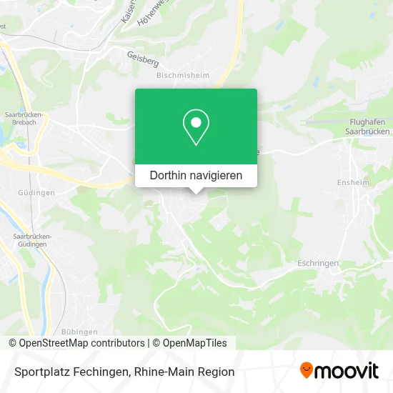 Sportplatz Fechingen Karte