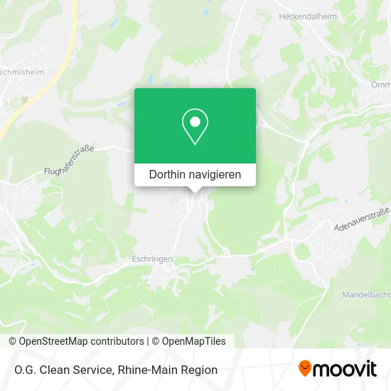 O.G. Clean Service Karte