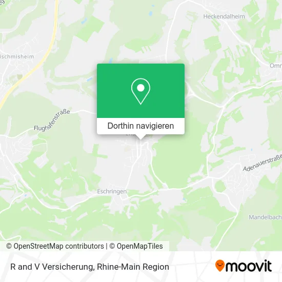 R and V Versicherung Karte