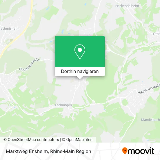 Marktweg Ensheim Karte