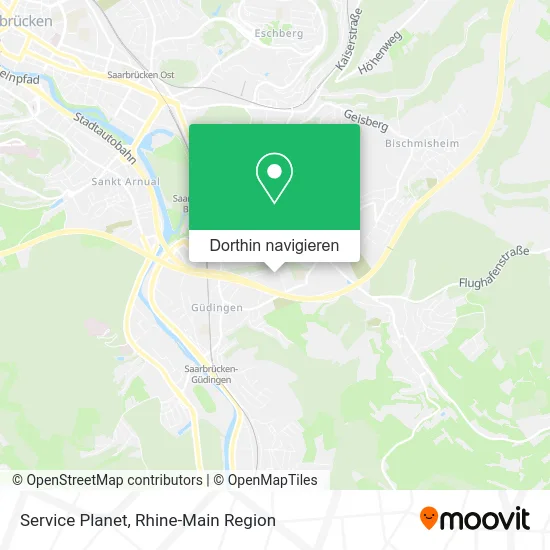 Service Planet Karte