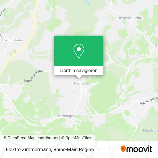 Elektro Zimmermann Karte