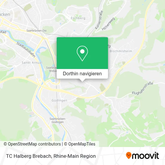TC Halberg Brebach Karte