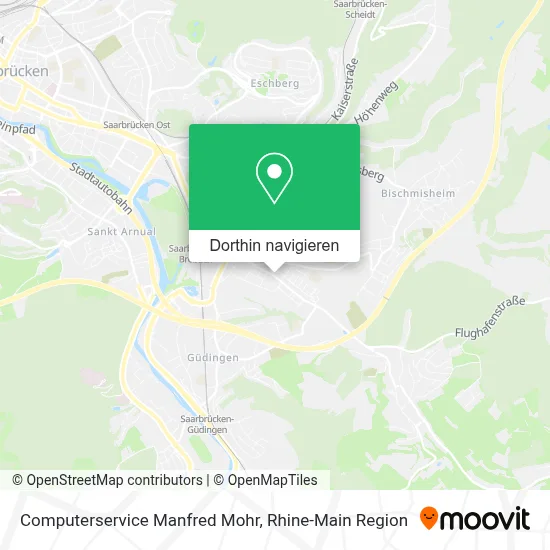 Computerservice Manfred Mohr Karte