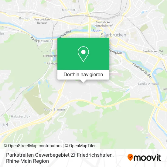 Parkstreifen Gewerbegebiet Zf Friedrichshafen Karte