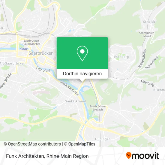 Funk Architekten Karte