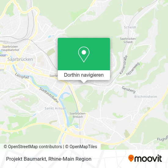Projekt Baumarkt Karte