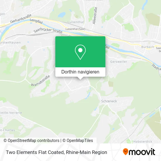 Two Elements Flat Coated Karte