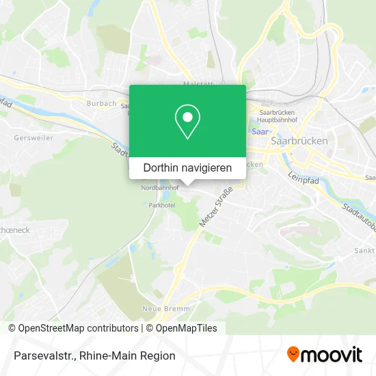 Parsevalstr. Karte