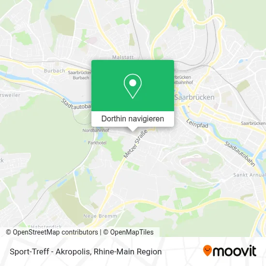 Sport-Treff - Akropolis Karte