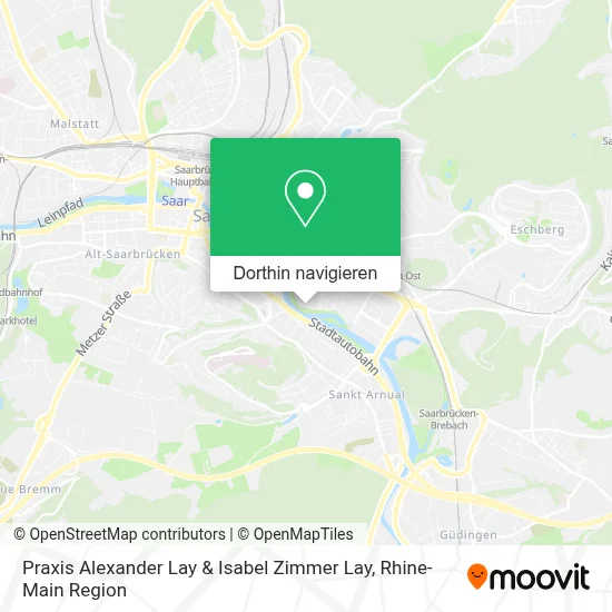 Praxis Alexander Lay & Isabel Zimmer Lay Karte