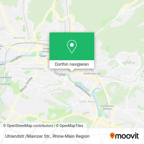 Uhlandstr./Mainzer Str. Karte