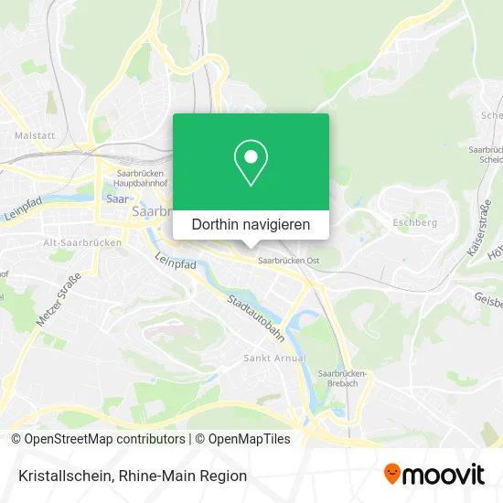 Kristallschein Karte