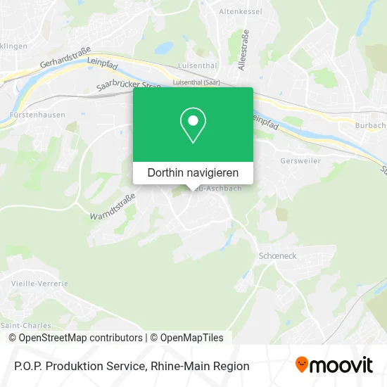 P.O.P. Produktion Service Karte