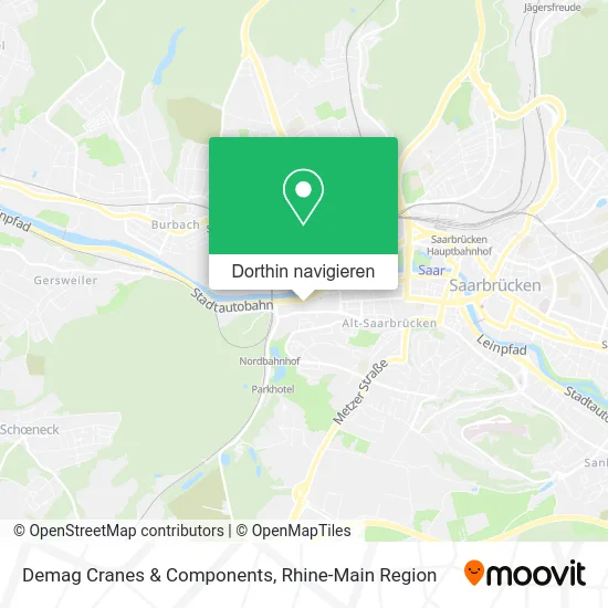 Demag Cranes & Components Karte