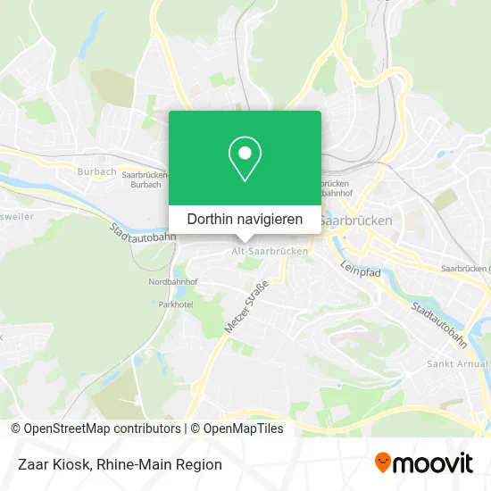 Zaar Kiosk Karte