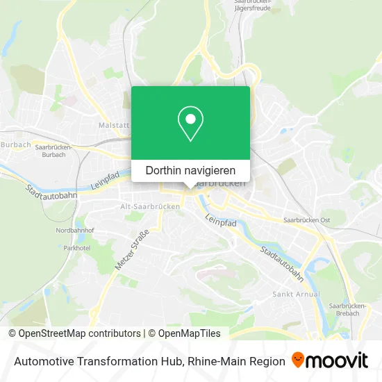 Automotive Transformation Hub Karte