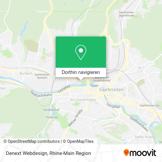 Denext Webdesign Karte