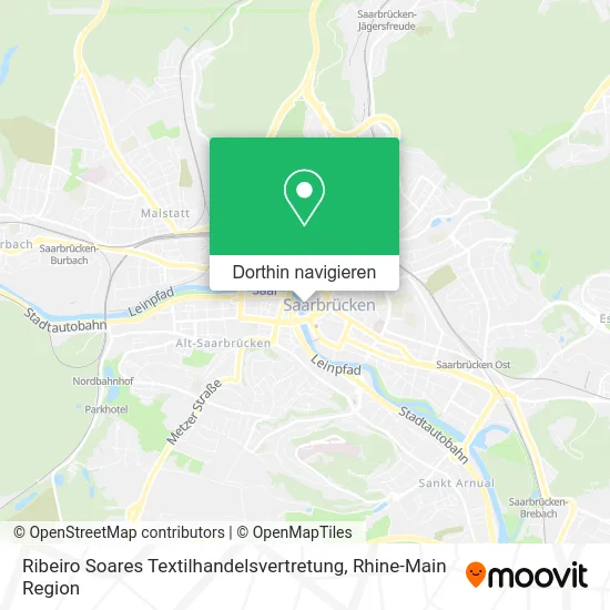 Ribeiro Soares Textilhandelsvertretung Karte