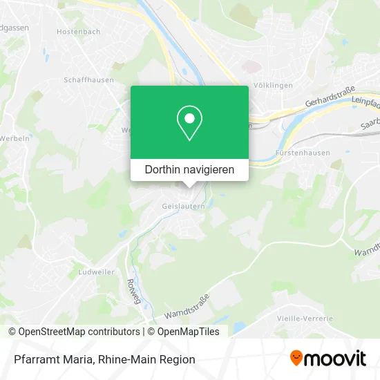 Pfarramt Maria Karte