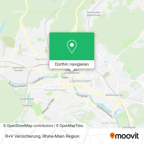 R+V Versicherung Karte