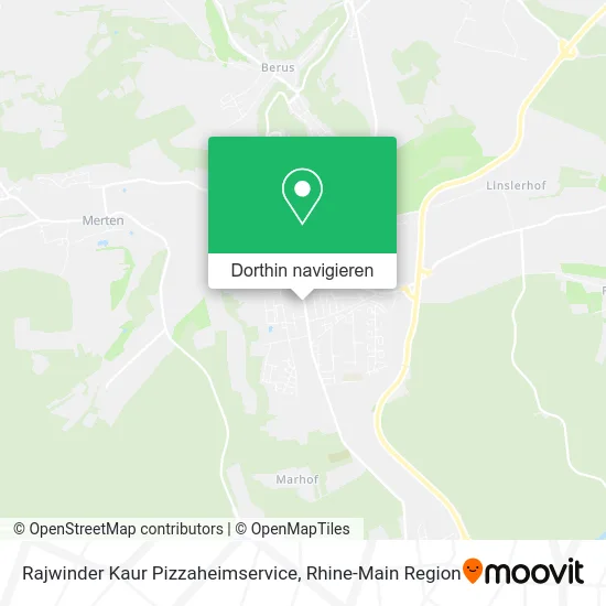 Rajwinder Kaur Pizzaheimservice Karte