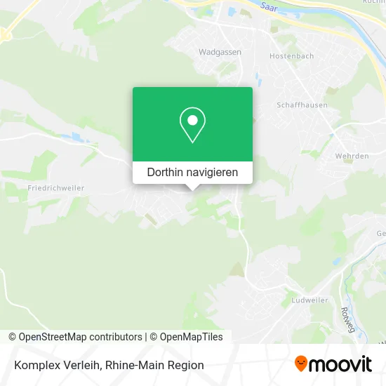 Komplex Verleih Karte