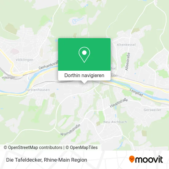 Die Tafeldecker Karte