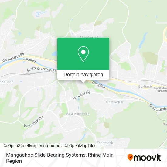 Mangachoc Slide-Bearing Systems Karte